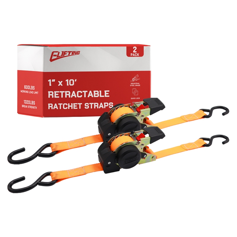 ELIFTING 1 "x 10" infällbara automatiska spärrband (2 pack)